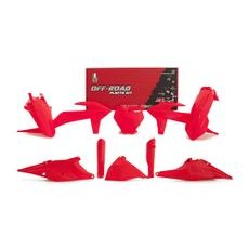 SADA PLASTOV KTM, RTECH (NEON ČERVENÁ, 7 DIELOV)