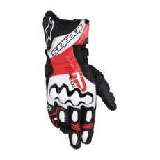 RUKAVICE GP PLUS R V3, ALPINESTARS (ČERNÁ/BÍLÁ/ČERVENÁ) 2026