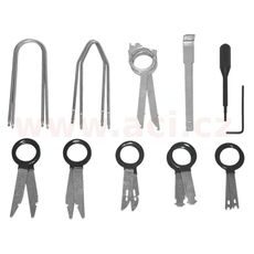 SADA NÁŘADÍ PRO DEMONTÁŽ RÁDIÍ A NAVIGACÍ, 20 KS