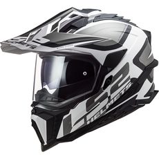 LS2 MX701 EXPLORER ALTER MATT BLACK WHITE-06