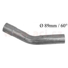 UNIVERZÁLNÍ KOLENO VÝFUKU ALZN OCEL, PRŮMĚR 89 MM, ÚHEL 60° FENNO
