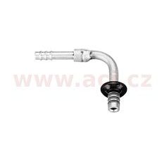FITING NAMAČKÁVACÍ PRE PRUŽINOVÚ SPOJKU SAMEC 90° 13/32" (10,32 MM) PRE HADICU G8 (10 MM)