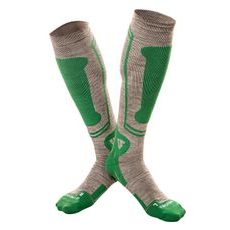 PONOŽKY ALPINA, UNDER SHIELD (ŠEDÁ/ZELENÁ)