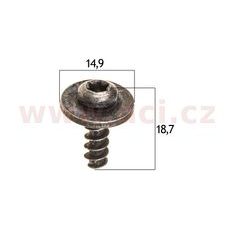 KOVOVÝ ŠROUB S PODLOŽKOU (SADA 5 KS)