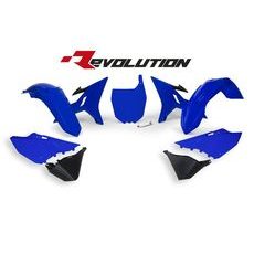 SADA PLASTOV YAMAHA, RTECH (MODRO-ČIERNA, 6 DIELOV)