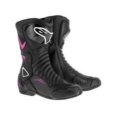 TOPÁNKY STELLA S-MX 6, ALPINESTARS, DÁMSKE (ČERNÉ/FIALOVÉ/BÍLÉ)