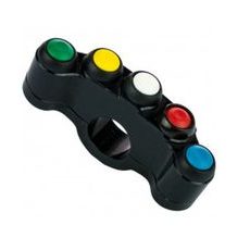 CUSTOMIZED RACING 5-KEY BUTTON PANEL ACCOSSATO PS005 CNC-WORKED RIGHT/LEFT SIDE