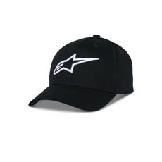 ŠILTOVKA AGELESS SNAPBACK, ALPINESTARS (ČERNÁ/BÍLÁ)