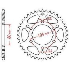 OCEĽOVÁ ROZETA PRE SEKUNDÁRNE REŤAZY TYPU 520, JT - ANGLICKO (38 ZUBOV)