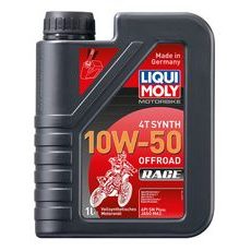 LIQUI MOLY MOTORBIKE 4T SYNTH 10W50 OFFROAD RACE, PLNĚ SYNTETICKÝ MOTOROVÝ OLEJ 1 L