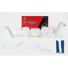 SADA PLASTOV HUSQVARNA, RTECH (BÍLO-ŽLUTÁ, 7 DIELOV)