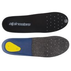 VLOŽKY PRE TOPÁNKY TECH 10, ALPINESTARS (ŠEDÉ/MODRÉ/ŽLUTÉ, PÁR)