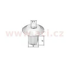 PLASTOVÁ PŘÍCHYTKA S VNITŘNÍM ZÁVITEM (SADA 10 KS)