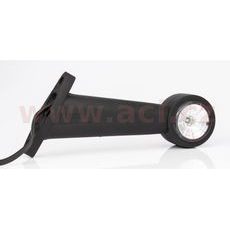 POZIČNÍ SVĚTLO LED (118X45 MM) KOMBINACE 2V1 S GUMOVÝM DRŽÁKEM, KABEL 0,5 M, L=P
