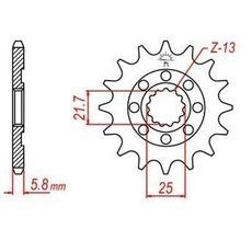 REŤAZOVÉ KOLIESKO PRE SEKUNDÁRNE REŤAZY TYPU 520, JT - ANGLICKO (12 ZUBOV)