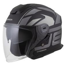 PRILBA JET TECH 2.0 ROTO, CASSIDA (ČIERNA MATNÁ/ŠEDÁ/BÍLÁ) 2026