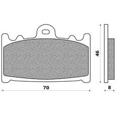 BRZDOVÉ DOŠTIČKY (ORGANICKÁ ZMES) NEWFREN (2 KS V BALENIE)