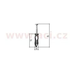 PLASTOVÁ PŘÍCHYTKA S VNITŘNÍM ZÁVITEM (SADA 5 KS)