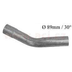 UNIVERZÁLNÍ KOLENO VÝFUKU ALZN OCEL, PRŮMĚR 89 MM, ÚHEL 30° FENNO