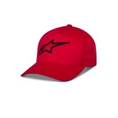 ŠILTOVKA AGELESS SNAPBACK, ALPINESTARS (ČERVENÁ/ČERNÁ)