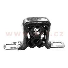 GUMOVÝ ZÁVĚS VÝFUKU S KOVOVÝM DRŽÁKEM (ROZTEČ 87 MM)