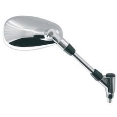 SPÄTNÉ ZRKADLO CHRÓMOVÉ (ZÁVIT ĽAVÝ M10), Q-TECH, P