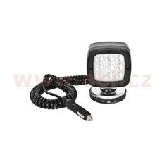 PRACOVNÍ SVĚTLOMET LED 1300 LM (100X100 MM) S MAGNETICKÝM DRŽÁKEM A 3 M KABELEM PRO PŘIPOJENÍ DO ZAPALOVAČE 9 LED 12-50 V