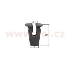 PLASTOVÁ PŘÍCHYTKA S VNITŘNÍM ZÁVITEM (SADA 10 KS)