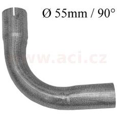 UNIVERZÁLNÍ KOLENO VÝFUKU P8447 PRŮMĚR 55/90 FENNO