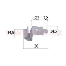 PLASTOVÁ PŘÍCHYTKA (SADA 5 KS)
