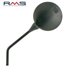 ZPÄTNÉ ZRKADLO RMS 122760130 ĽAVÝ ČIERNA