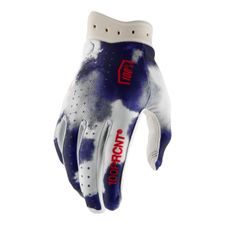 RUKAVICE ITRACK, 100% - USA (MODRÁ/BÍLÁ)