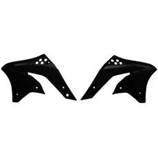 SPOJLERY CHLADIČA KAWASAKI, RTECH (ČIERNE, PÁR)