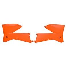 SPOJLERY CHLADIČA KTM, RTECH (ORANŽOVÉ, PÁR)