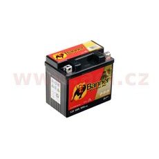 BATERIE GELOVÁ 12V, YTZ7S, 6AH, 115A, BANNER BIKE BULL GEL 113X70X105