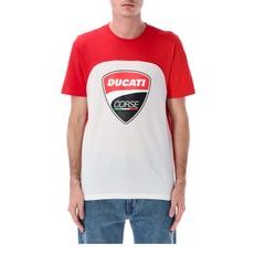 TRIKO DUCATI CORSE (BIELA, ČERVENÁ)