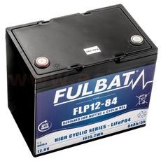 LÍTIOVÁ BATÉRIE& LIFEPO4& FLP12-84 FULBAT 12,8V, 84AH, 1075WH, HMOTNOSŤ 10,5 KG, 260X169X218
