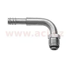 FITINKA HLINÍKOVÁ NAMAČKÁVACÍ O-KRÚŽK SAMEC 90° PRE HADICE G8 (10 MM) ZÁVIT UNF 3/4"