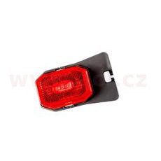 POZIČNÍ SVĚTLO LED OBDÉLNÍKOVÉ ČERVENÉ (100X63 MM) S ODRAZKOU, S DRŽÁKEM, KABEL 0,5 M