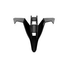 KRYT BRADOVÉ VENTILÁCIA PRE PRILBU TWIST 3, AIROH (ČIERNY LESKLÝ)