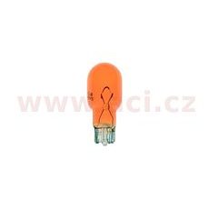 ŽÁROVKA 12V 18W (PATICEW2,1X9,5D) ORANŽOVÁ (SADA 10 KS)