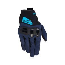 RUKAVICE CHROME V2, ALPINESTARS (ČERNÁ/MODRÁ/SVĚTLE MODRÁ) 2026