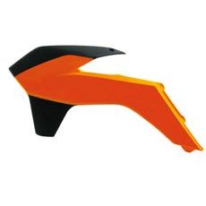 SPOJLERY CHLADIČA KTM, RTECH (ORANŽOVO-ČIERNE, PÁR)