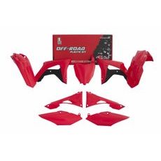 SADA PLASTOV HONDA, RTECH (ČERVENÁ-ČIERNA, 6 DIELOV)