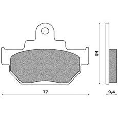 BRZDOVÉ DOŠTIČKY (ORGANICKÁ ZMES) NEWFREN (2 KS V BALENIE)