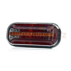 ZADNÍ SVĚTLO LED 214,3X94,3 MM, S DYNAMICKÝM SMĚR. SVĚTLEM, KABEL 1 M, L=P