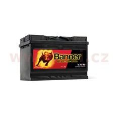 72AH BATÉRIA, 650A, ĽAVÁ BANNER STARTING BULL 278X175X190