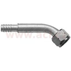 FITINKA HLINÍKOVÁ NAMAČKÁVACÍ O-KRÚŽK SAMICA 45° PRE HADICE G10 (13 MM) ZÁVIT UNF 7/8"