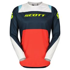 JERSEY EVO RACE SAIL BLUE/FAST RED