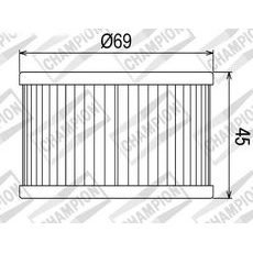OLEJOVÝ FILTER CHAMPION COF011 100609325